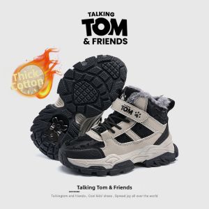 Thermal Insulated Non-slip Water-resistant Outdoor Children Cotton Shoes