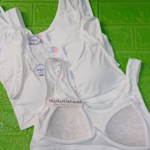 Áo lót Ba Lỗ Bra Mút May Liền Cho Bé Gái 40Kg Đến 50kg Su Thông Hơi Mềm Mịn Mát 8927 MarketOnline68