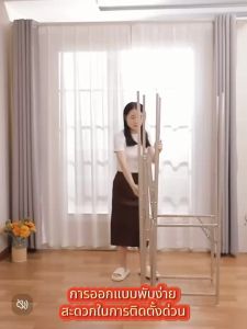 [ไม่ต้องติดตั้ง]ตู้เสื้อผ้า ตู้เสื้อผ้าผ้า โครงพับเก็บ รับน้ำหนักได้ 750กก แข็งแรงทนทาน ตู้เสื้อผ้าเด็ก อเนกประสงค์ ความจุขนาดใหญ่