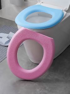 YHOME Cover Pelindung Dudukan Toilet Bentuk O Bahan Eva Lembut Untuk Kamar Mandi Pelapis Dudukan Closet /Toilet Seat Cover Eva Material / Tatakan Toilet Duduk Bahan  Busa Eva Y253