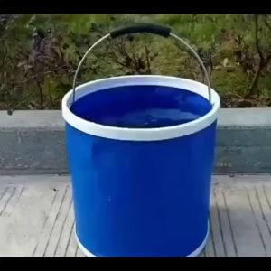 [EZ4U] 11L Foldable Water Bucket Car Wash /  Water Pail Fishing Camping Bucket