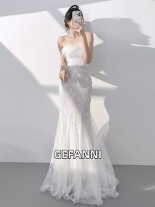 Elegant Banquet Evening Gown Strapless 2026 New