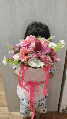 KAIA Thumbelina Bouquet pink / Buket Thumbelina pink