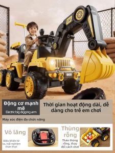 BASEBO | Đồ Chơi Xe Đào Điều Khiển Từ Xa Điện Tử