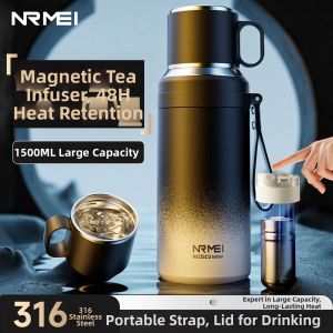 Insulated Tea Magnetic Mens Water Cup Large Capacity