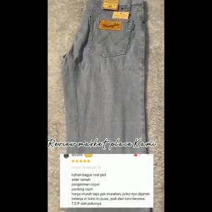 Celana Jeans Panjang Pria Standar / Celana Wr Reguler Cowok Premium