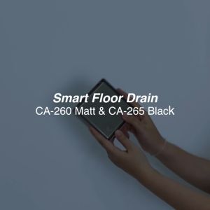 VONE Floor Drain Saringan Got Smart Kamar Mandi Stainless Black CA (VONE PREMIUM)