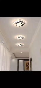 Modern Design LED Ceiling Light Wall Control Tricolor Living Room Corridor Light Balcony Lamp Ceiling Center Light