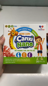 Canxi Carbonat Nano Bone Care Canxi Nano MK7 Aquamin F Sữa Non Yến Sào hộp 20 ống