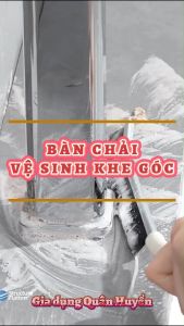 Bàn chải vệ sinh khe góc rãnh cửa ECOCO thiết kế tay cầm công thái học thế hệ mới làm sạch mọi góc cạnh thông minh