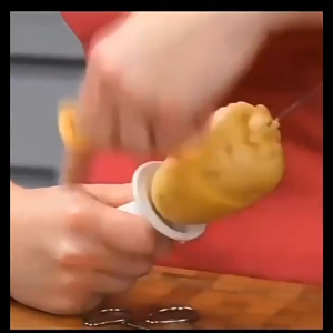 Alat Pemotong Kentang Timun Bentuk Spiral Cutter Slicer Kentang Tornado Korea Snack Potatos Cutter