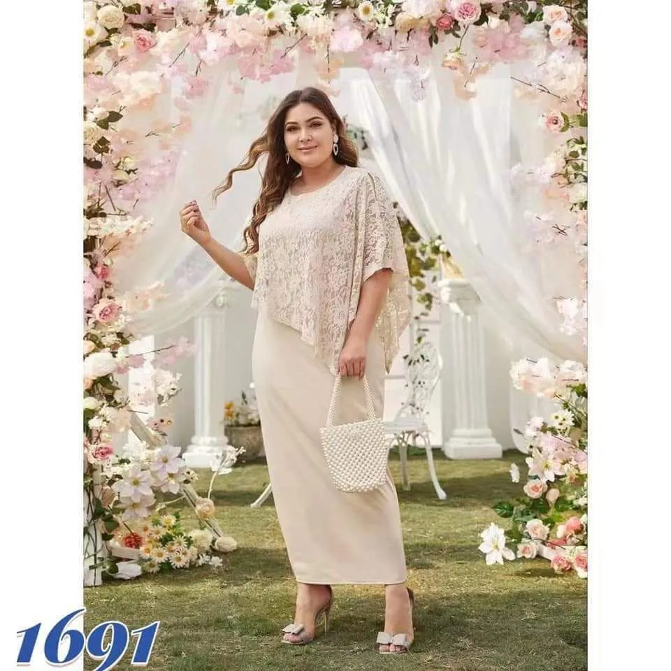 Gown for ninang plus size hotsell