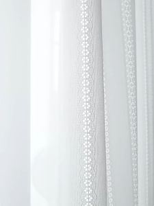 【2 Day Delivery】White Sheer Curtains for Living Room Day Curtains for Windows Door Curtains Tulle Sliding Door Curtain Hook/Eyelet