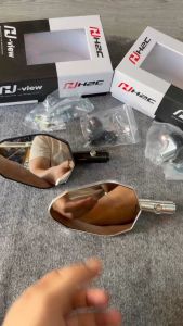 Kinh-Gương chiếu hậu H-View V2 nhôm Cnc chính hãng h2c