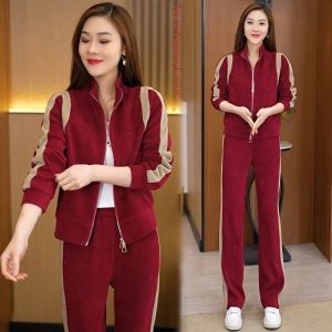 HUAXUNRAN | Fashionable Thickened Sportswear Set for Women 2 Pieces