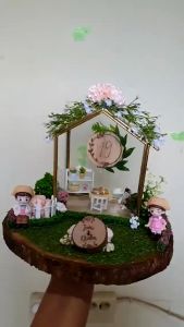 90*5cm Miniatur Pagar Kayu Pagar Diorama Miniatur Maket Utk Diy Miniature House Mainan Miniatur Rumah Pagar Miniatur Diy Miniatur Pohon