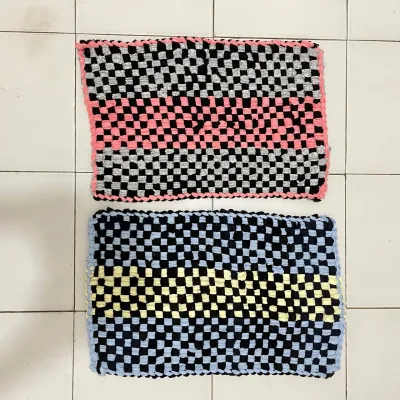 promo 4 pcs keset Anyaman lembut dan meresap air murah