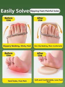 ZHIHAOEN | Loafer Shoe Specific Forefoot Pads Soft & Comfortable Non-slip Sweat-absorbing