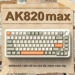 AJAZZ | Triple-Mode Bluetooth Side-Engraved Gaming Custom Mechanical Keyboard