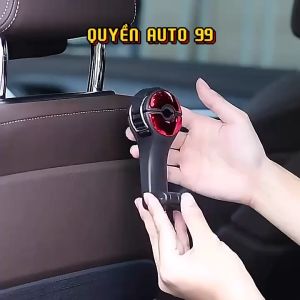 Móc treo đồ trên ô tô đa năng gài sau ghế kèm giá đỡ kẹp điện thoại chất liệu nhựa ABS cao cấp