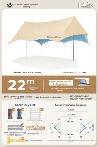 The Primitive | UV-Protective Color Gel Tent Black