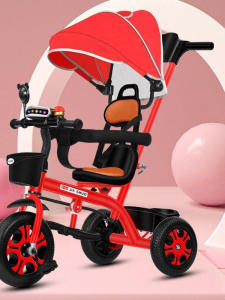 Giỏ Xách Trẻ Em Có Bánh Xe Ba Bánh Có Nhạc Phong Cách Xe Đạp Trẻ Em Xe Đẩy Trẻ Em Nhẹ Xe Đẩy Trẻ Em Ngoài Trời Xe Đẩy Trẻ Em