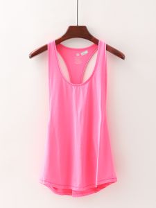 เสื้อกล้ามโยคะสำหรับผู้หญิง Pure Color Quick Dry Loose Fitness Sports เสื้อชั้นในแบบสวมสบายสำหรับผู้หญิง ฤดูใบไม้ผลิ ฤดูร้อน ฤดูใบไม้ร่วง ฤดูหนาว