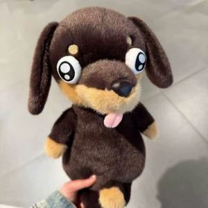 Funny Evil Ugly-Cute Abstract Dachshund Stuffed Toy