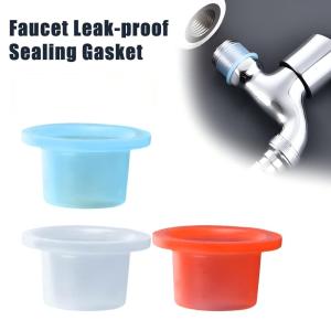 Silicone Faucet Connector Seal Sleeve Threaded Pipe Gasket Shower Hose Washer Valve Joint Ring Bathroom Kitchen Plumbing Kit
