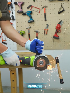 Cordless Angle Grinder 4 Inch 21V - Brushless Motor 3-Speed Lithium Battery - เครื่องเจียรไร้สาย 4 นิ้ว 21V (สำหรับตัดและเจียร)