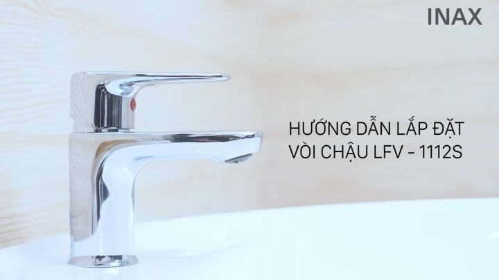 Vòi chậu rửa mặt, Vòi lavabo nóng lạnh INAX LFV-1112S - Chính hãng - Bảo hành 2 năm - Cốm Store