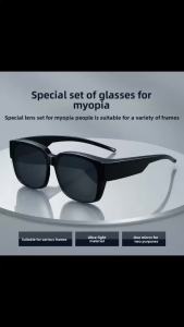 New Fashion Polarized Sunglasses Cover Over Myopia Prescription Glasses Portable Men Women Vintage Fishing Driving Eyewear