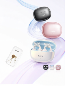 Kinyo | Translation Clip-on Bone Conduction Open-ear Bluetooth Headphones
