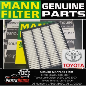Genuine MANN Air Filter For Toyota Land Cruiser LC200 Lexus LX570 Toyota Tundra