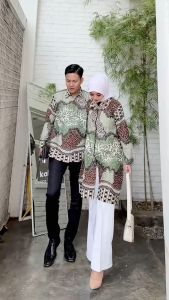 COD - YSS COLLECTION - BAJU BATIK COUPLE PASANGAN TERBARU MURAH PEKALONGAN - ATASAN TUNIK BATIK CEWEK ATASAN BATIK COUPLE TENUN SUTRA CENDRAWASIH
