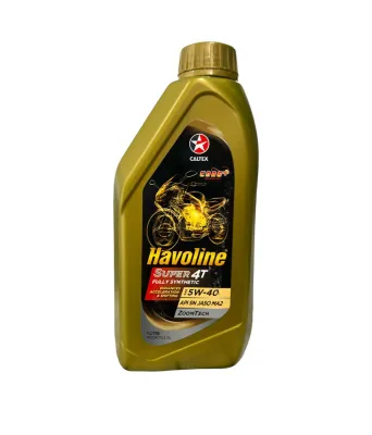 น้ำมันเครื่อง Caltex 5W-40 10W-50 Fully Synthetic แถม ผ้าเช็ดรถ หนา น้ำมันเครื่องสังเคราะห์แท้ 100% จับครัชดีเยี่ยม (zoomtech) 1 ลิตร มอเตอร์ไซค์ บิ๊กไบค์ มอเตอร์ครอส Motorcycle