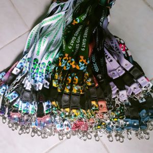 JASA PEMBUATAN LANYARD PRINTTING BAHAN TISUE BISA COD