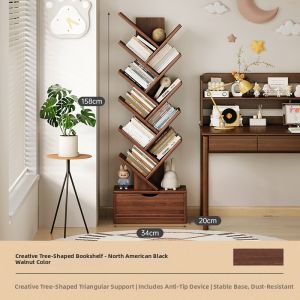 ZHUOHE | Space Saving Wall Mount Bookshelf