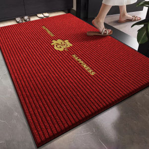 LUOYOUTE | Red Household Slip-Resistant Dust-Removal Door Mat