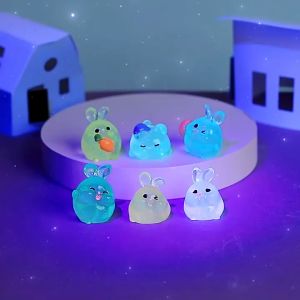 JT Garden A034 ตูกตุ๊นจิอิว ตูกตาสัตว์จิอิว เรื่องแสง สำหรับแต่งบ้าน, แต่งโต๊ะทำงาน เป็นของขวัญ