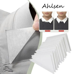 30Pcs/Set Self Adhesive Collar Fixed Pads Home Anti-roll PVC Shirt Styling Tape Invisible Stand Collar Shaper Women Men
