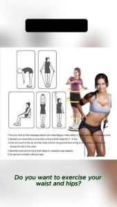 Sale ! Waist Twister Disk Fitness Gym Equipment Shaper Twister Disk with Rope Handles Trainer Exercise treatments