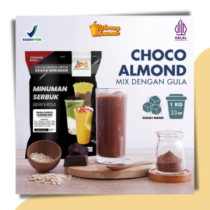 JPS Mix Choco Almond 1 kg Bubuk Minuman Cokelat Dengan Gula / Chocolate Powder / Serbuk