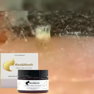 West&Month Blackhead Remover Peel Off Mask – Helps Shrink Pores Control Oil Deep Cleanse Skin & Remove Acne Unclogs Pores for Clearer Smoother Face