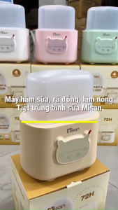 Máy Hâm Sữa Đa Năng MISAN 4in1 Tiệt Trùng Rã Đông Sữa Mẹ Hâm Ăn Dặm Tiện Lợi Cho Mẹ Bỉm bebi123shop