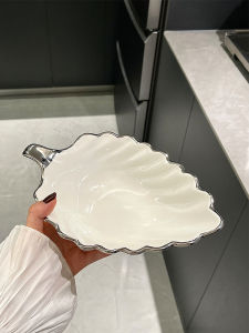 Bát Gốm Hình Lá Ins Sang Trọng Nhẹ Bát Đựng Thức Ăn Sáng Tạo Cho Gia Đình Bát Đựng Đồ Ăn Nhẹ Dễ Thương Bát Đựng Salad Tráng Miệng