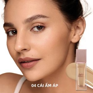 O.TWO.O Kem Nền Dạng Lỏng Matte Dưỡng Ẩm Kiểm Soát Dầu Lâu Trôi Chống Thấm Nước Che Khuyết Điểm Độ Che Phủ Đầy Đủ Trang Điểm Mặt 30Ml