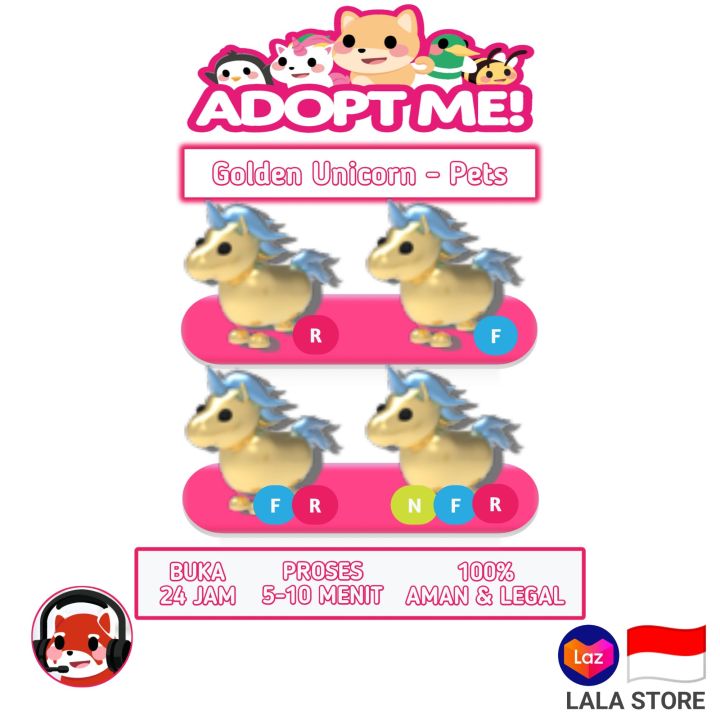 Adopt Me Golden Unicorn Roblox Lazada Indonesia 720x720q80 