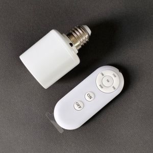 E27 110V 220V House Multi Light Switch 60W Wireless Remote Control Smart Timer Switch Lamp HolderBaby Room Bedroom Timer Switch