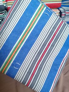 Urung Kasur Kapuk Ukuran No3 Katun Salur Merah Biru